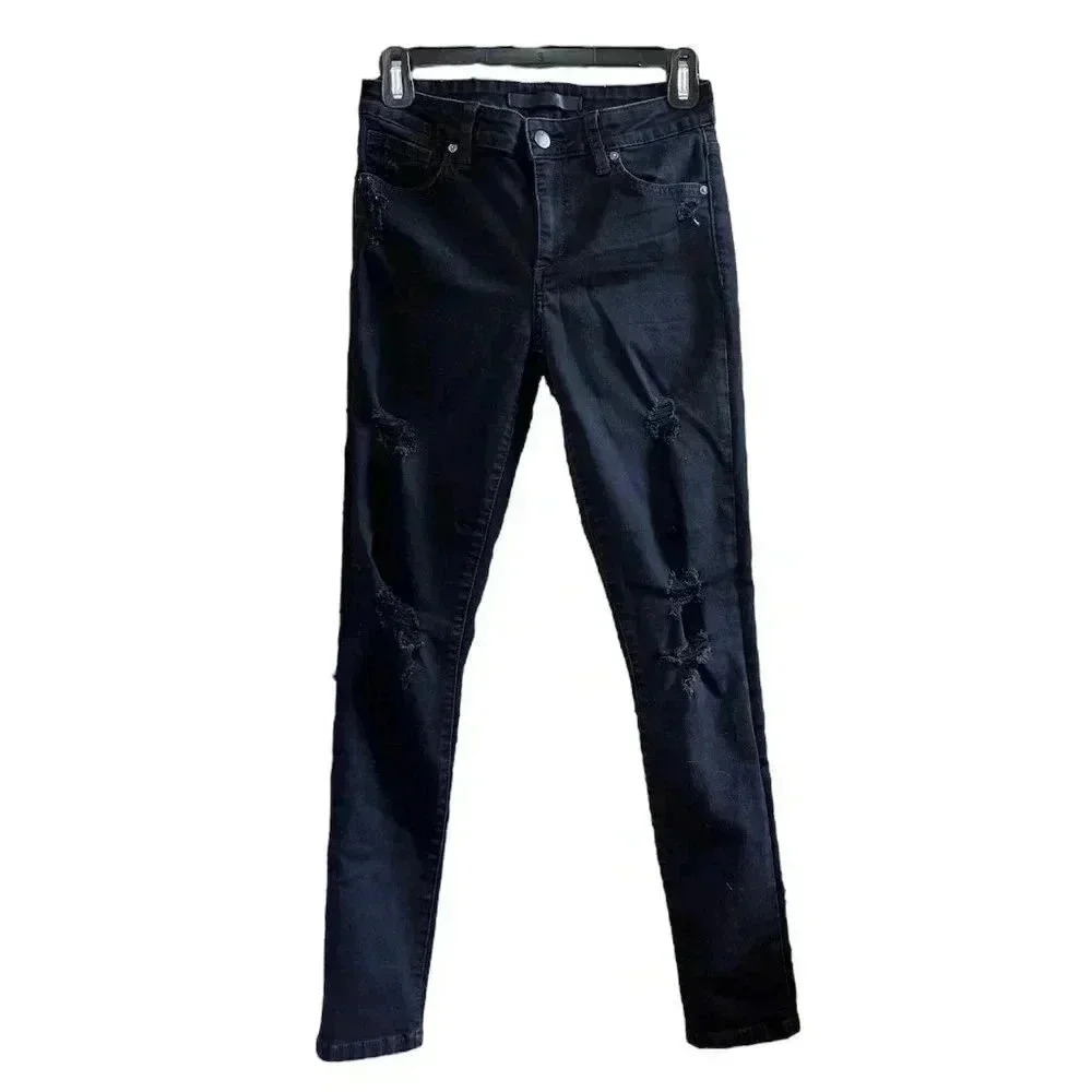 JOES JEANS Distressed Black Mid Rise - size 26